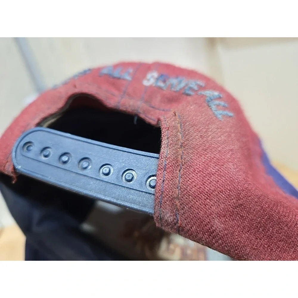 Vintage Hard Rock‎ Cafe London SnapBack Cap Hat Colorblock Faded Distressed 90s
